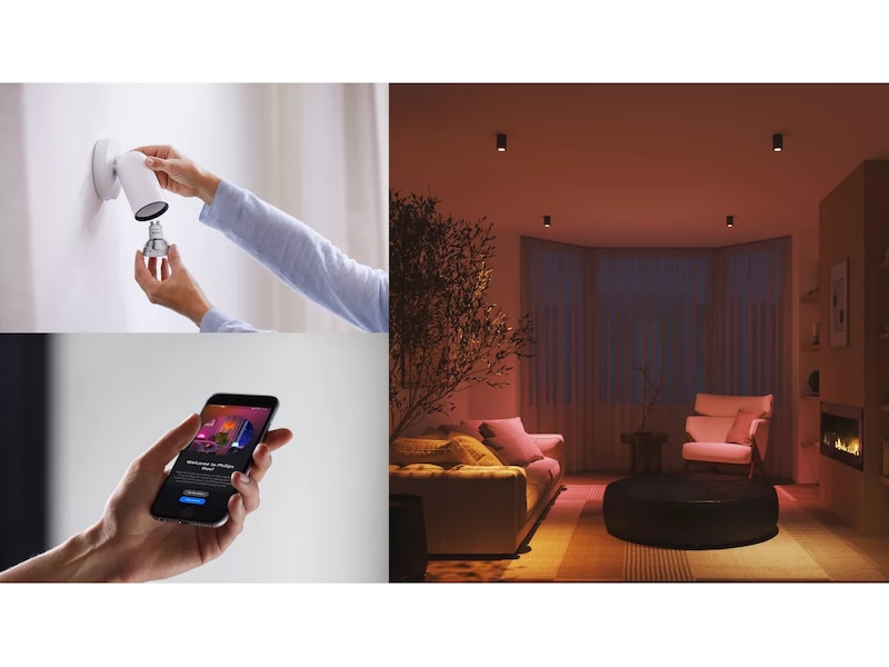 Philips Hue Essential WCA Startpaket (3x GU10 spot + Brygga) LED-lampor & glödlampor