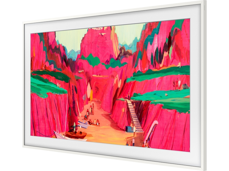 Samsung 65" ram till The Frame och The Frame Pro (2021-2025, Vit) TV-ram & tillbehör