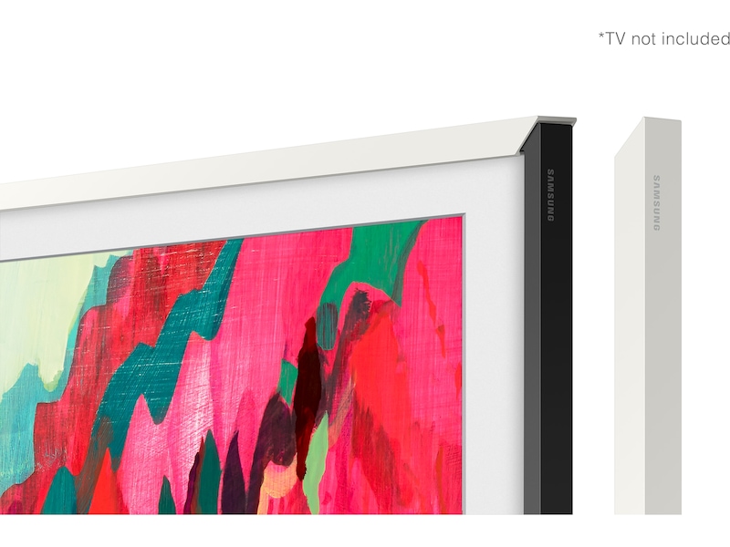 Samsung 65" ram till The Frame och The Frame Pro (2021-2025, Vit) TV-ram & tillbehör