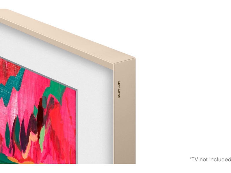 Samsung 75" ram till The Frame och The Frame Pro (2021-2025, Sand Gold) TV-ram & tillbehör