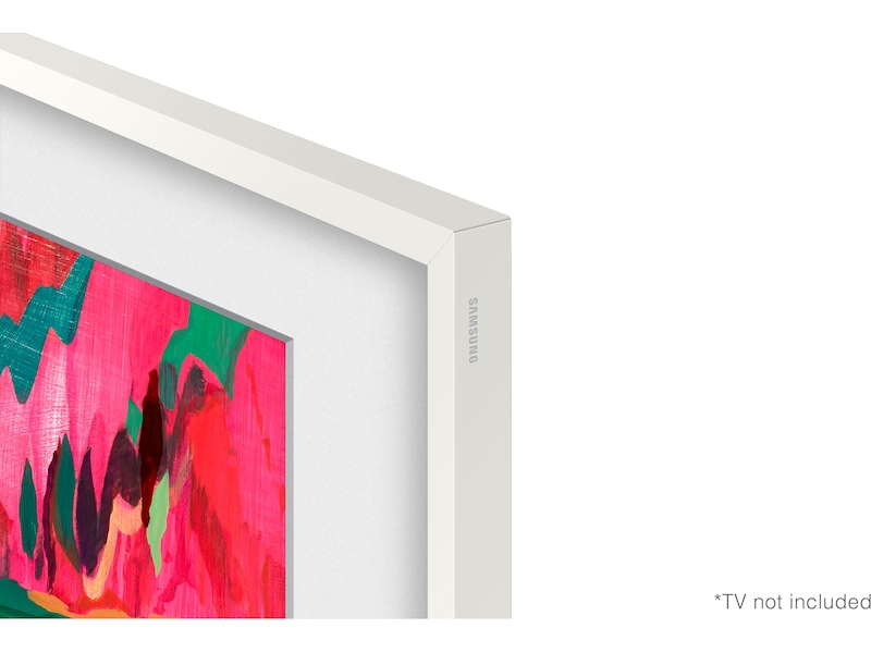 Samsung 75" ram till The Frame och The Frame Pro (2021-2025, Vit) TV-ram & tillbehör