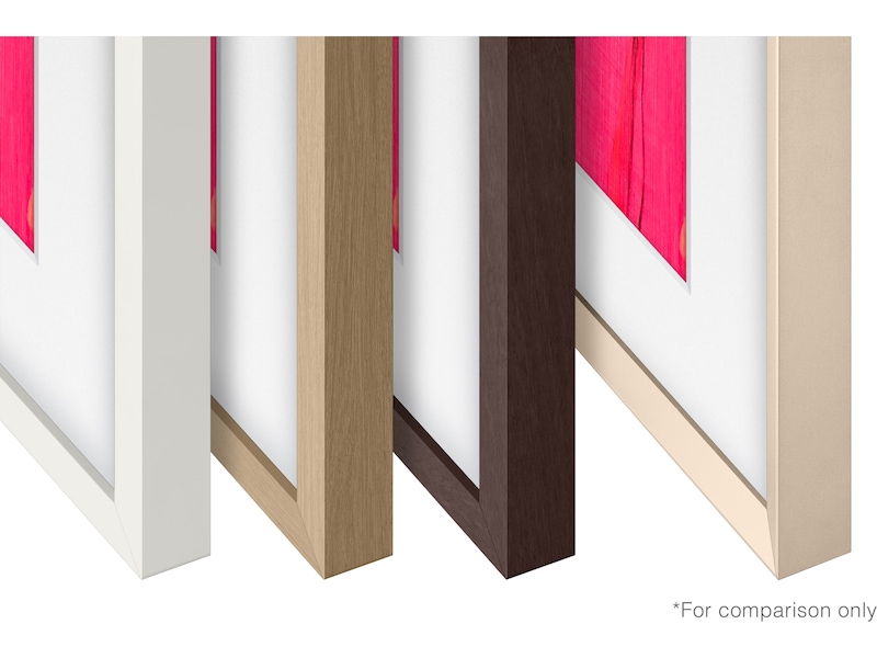 Samsung 75" ram till The Frame och The Frame Pro (2021-2025, Vit) TV-ram & tillbehör