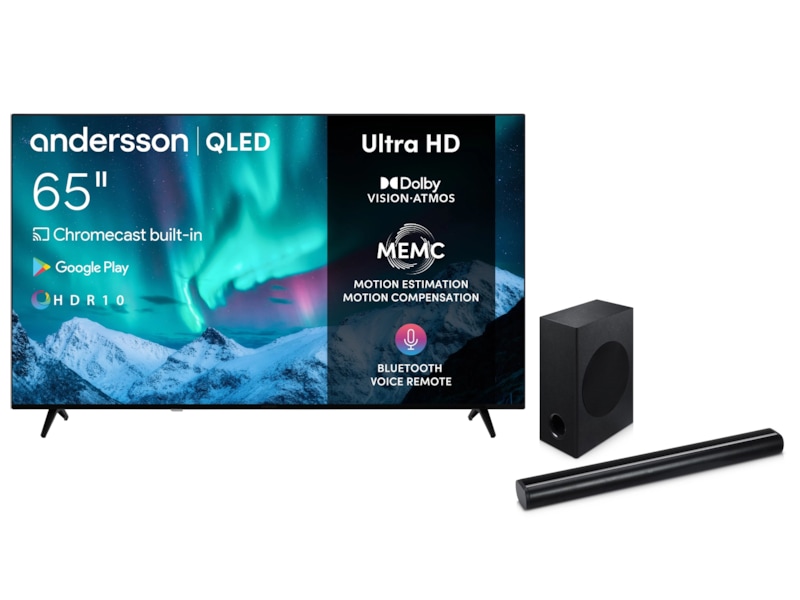 Andersson 65" 4K QLED-TV QLED6550UHD 60 - 69 tums TV
