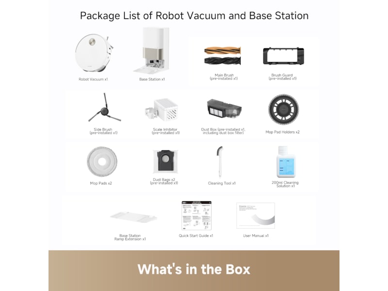 Dreame X50 Ultra Robotdammsugare (vit) Robotdammsugare