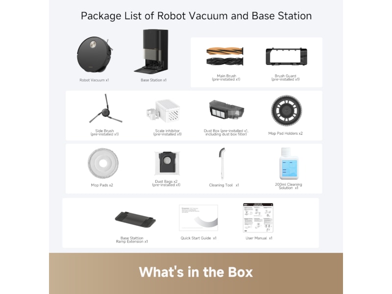 Dreame X50 Ultra Robotdammsugare (svart) Robotdammsugare