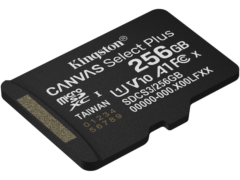 Kingston microSDXC Canvas Select Plus 256GB Minneskort