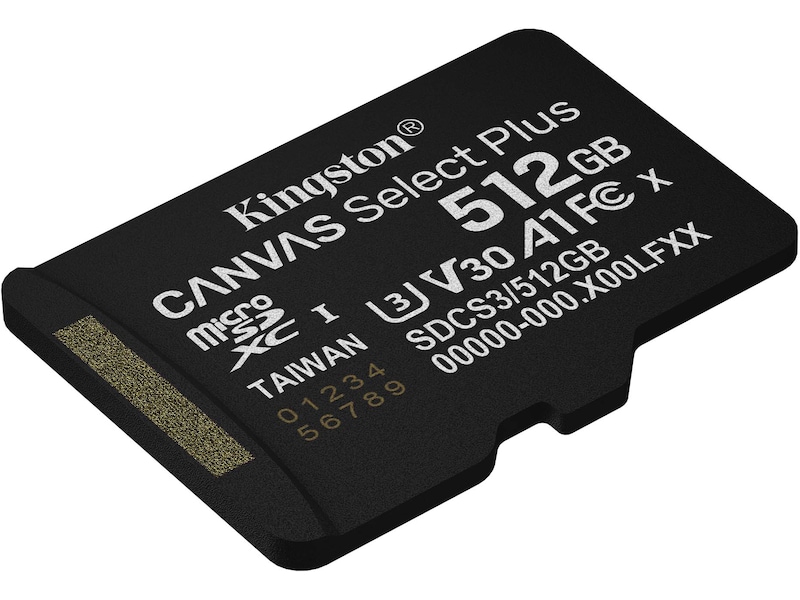 Kingston microSDXC Canvas Select Plus 512GB Minneskort