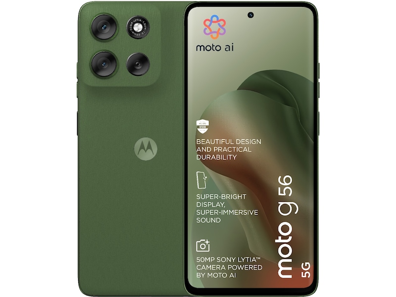Motorola G56 256GB (dill) Mobiltelefoner