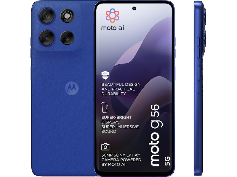 Motorola G56 256GB (dazzling blue) Mobiltelefoner