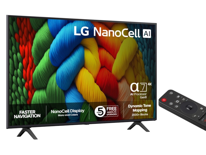 LG 50'' Nano AI 4K 50NANO80A (2025) 50 - 59 tums TV