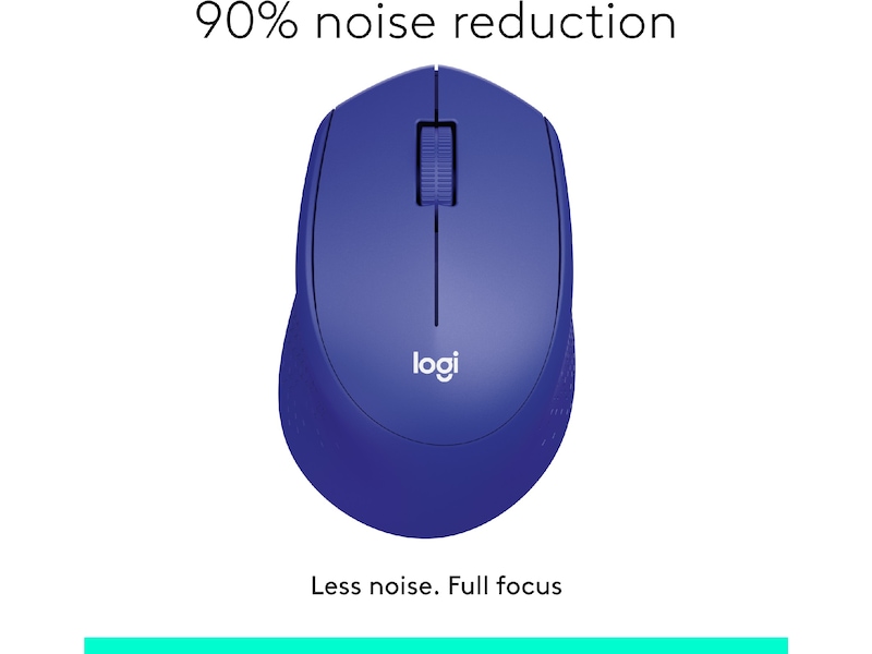 Logitech M330 Silent Plus Trådlös Blå Mus