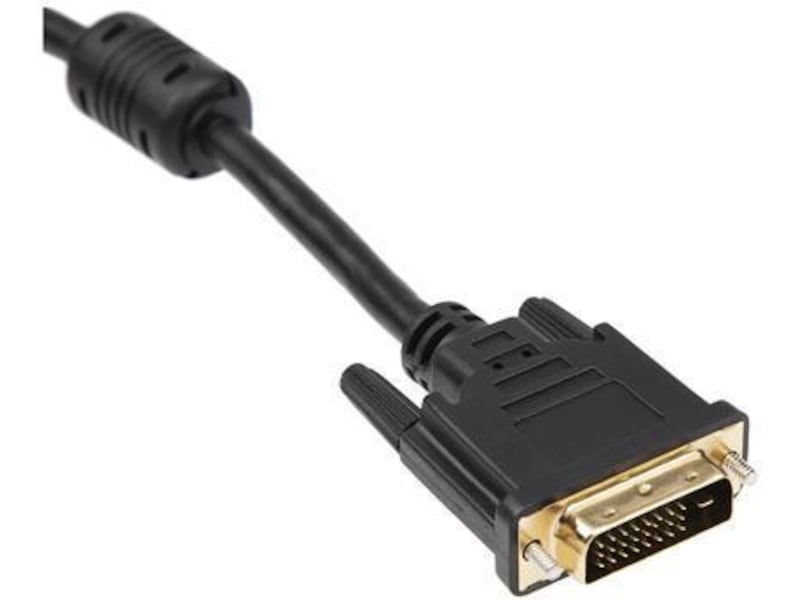 DVI-D kabel 3m (svart) Skärmkablar