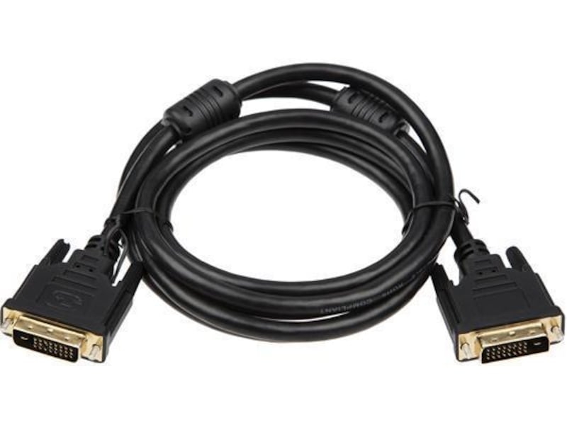 DVI-D kabel 3m (svart) Skärmkablar