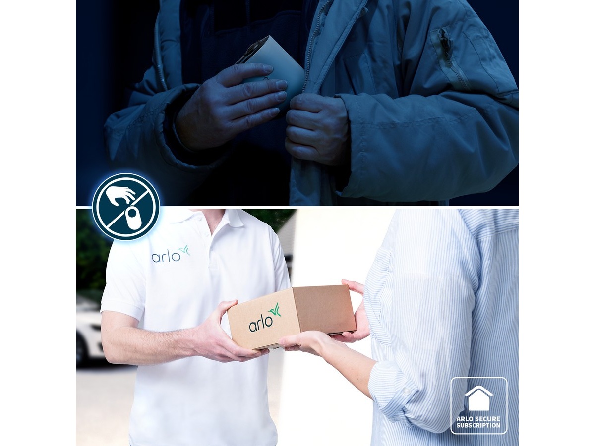 Arlo Essential 2 FHD Outdoor Säkerhetskamera (vit) 2pk -B-Grade Demo hem & hushåll