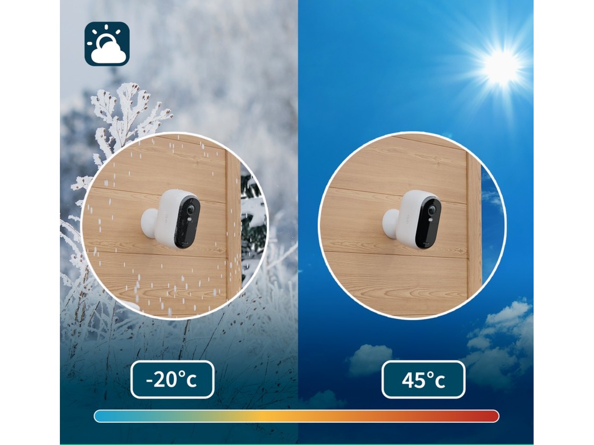 Arlo Essential 2 FHD Outdoor Säkerhetskamera (vit) 2pk -B-Grade Demo hem & hushåll