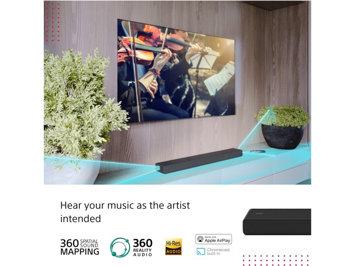 Sony HT-A3000 Dolby Atmos® Soundbar (svart) Soundbars