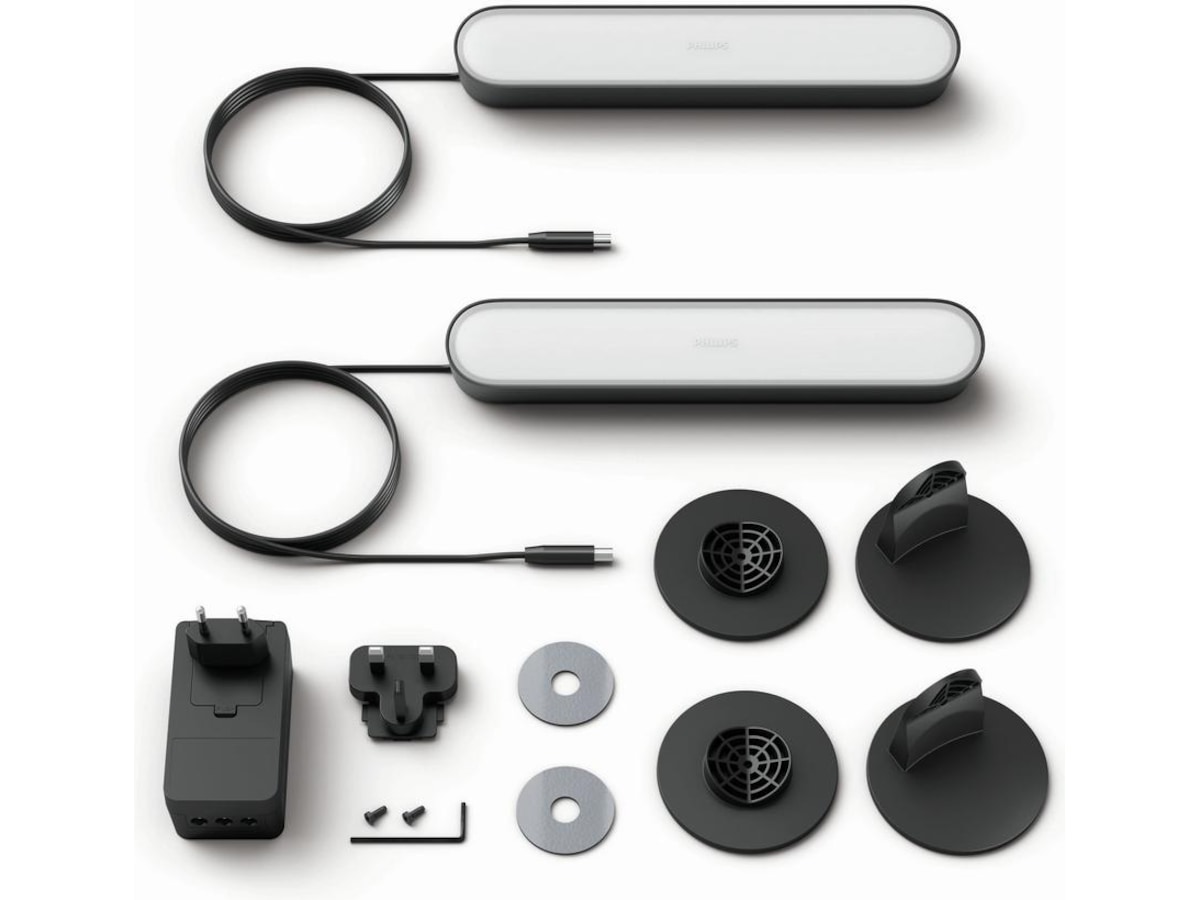 Philips Hue Play light bar 2-pack (svart) Led strips & underhållning
