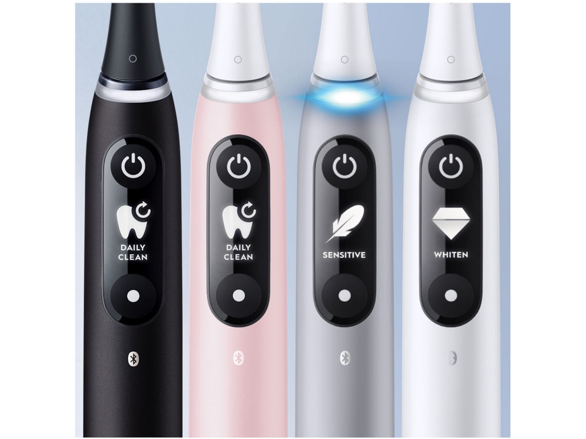 Oral-B iO6 Eltandborste (svart lava & pink sand) Eltandborste
