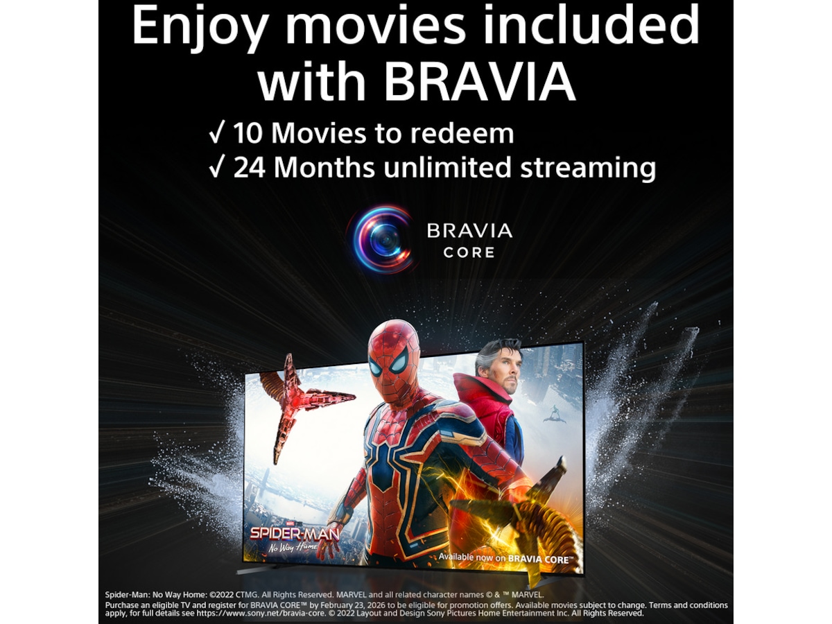 Sony 55" QD-OLED 4K Google TV XR55A95L 50 - 59 tums TV