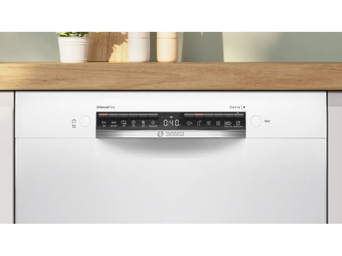 Bosch Serie 4 SMU4HMW01S Diskmaskin (vit) Underbyggd diskmaskin