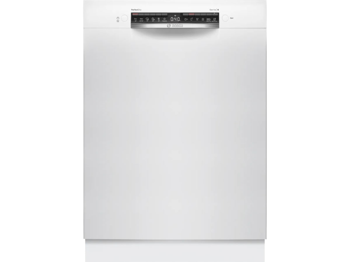 Bosch Serie 6 SMU6ZCW10S Diskmaskin (vit) Underbyggd diskmaskin