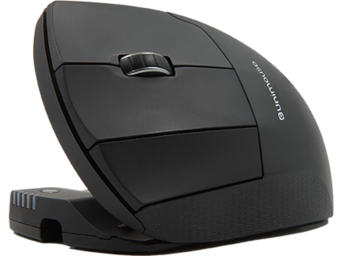 Contour Unimouse vänster trådlös mus (svart) Ergonomi