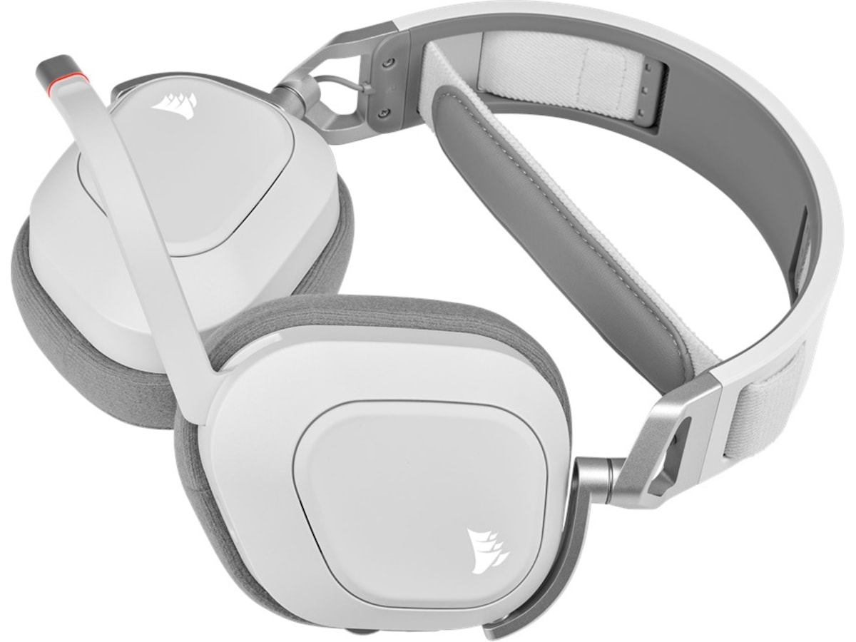 Corsair HS80 RGB Trådlöst Gamingheadset (vit) Gamingheadset
