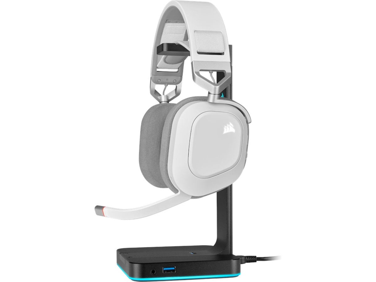 Corsair HS80 RGB Trådlöst Gamingheadset (vit) Gamingheadset