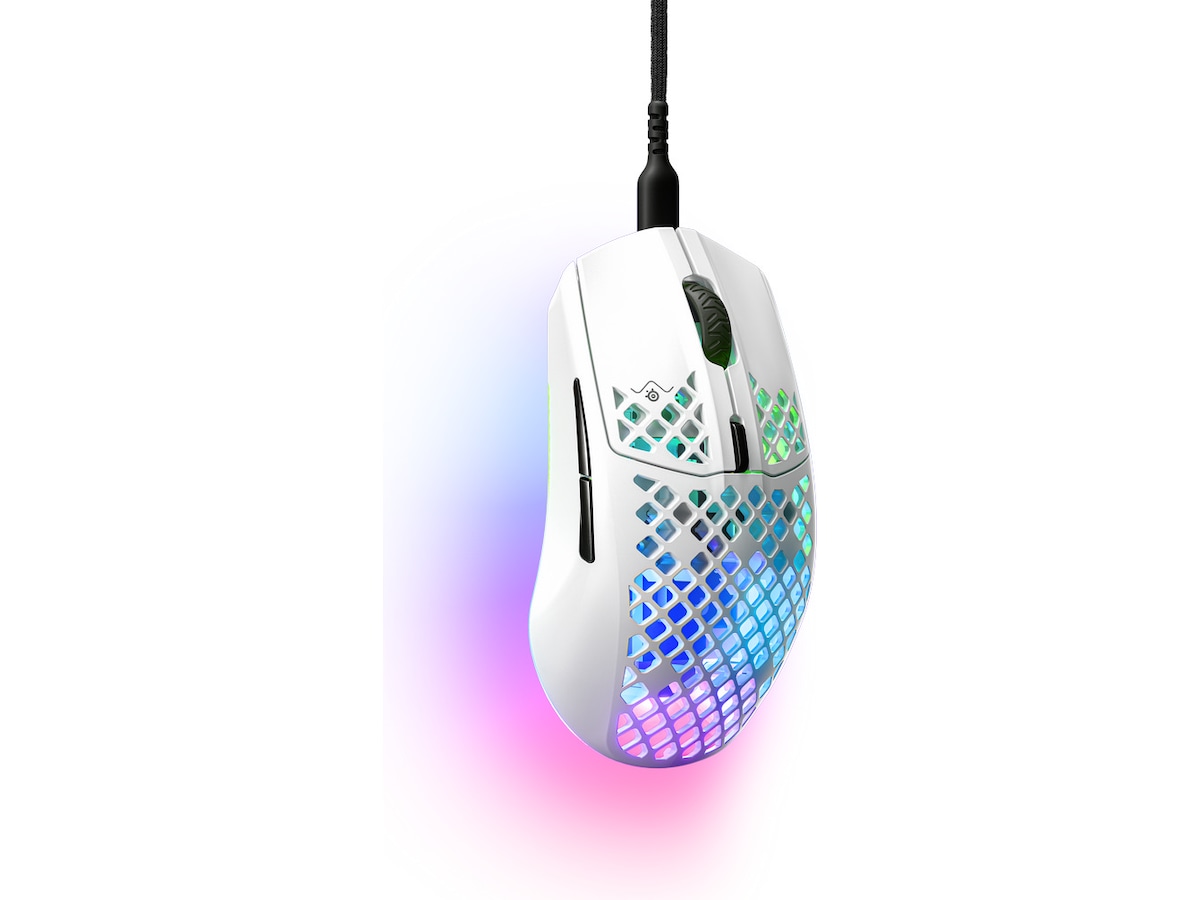 Steelseries Aerox 3 Gamingmus (vit) Gamingmus