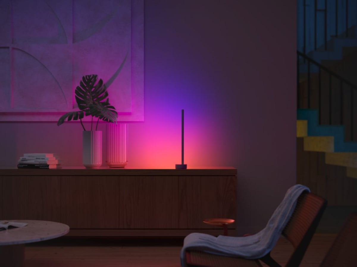 Philips Hue Gradient Signe bordslampa (svart) Golvlampa