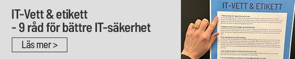 IT-vett & etikett. 9 råd för en bättre IT-säkerhet
