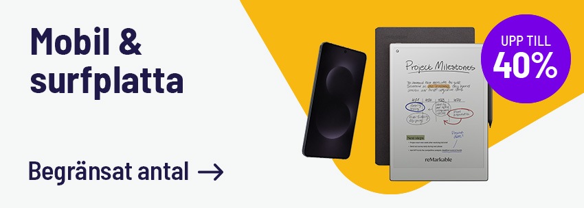 Mobil och surfplatta till Black Week-priser