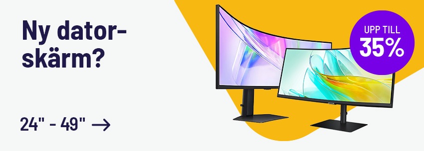 Datorskärmar till Black Week-priser