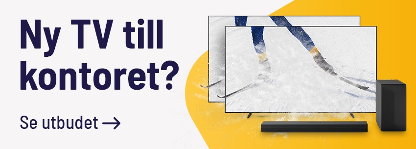 Ny TV till kontoret. Se vårt utbud här