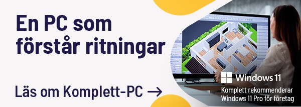Komplett-PC anpassad för program som exempelvis AutoCAD
