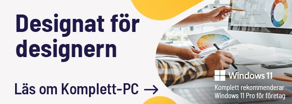 Komplett-PC anpassad för designern