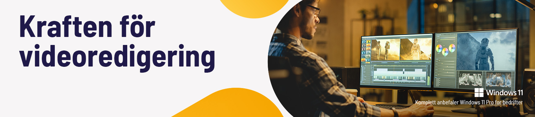 Komplett-PC anpassad för videoredigering