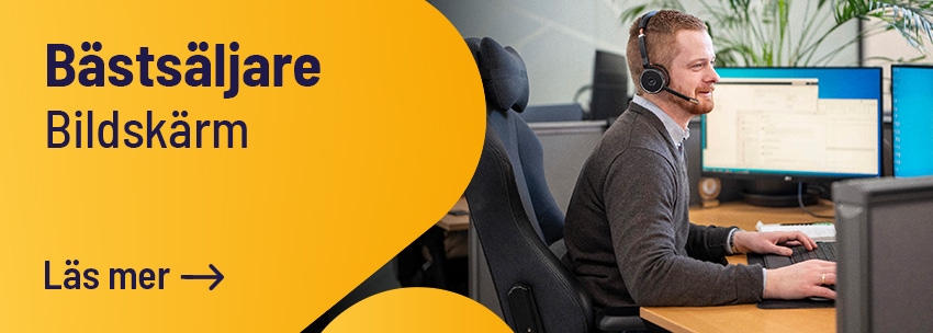 Se våra bästsäljare inom datorskärm. De populäraste bildskärmarna just nu!