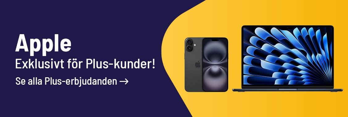 Exklusiv kampanj för Plus-kunder, se flera produkter från Apple