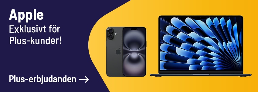 Exklusiv kampanj för Plus-kunder, se flera produkter från Apple
