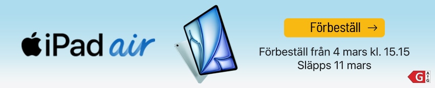 Förbeställ nya iPad Air för företag