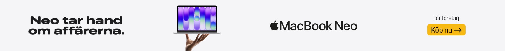 Köp MacBook Neo till företaget