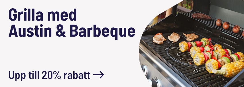 Spara upp till 20% på allt från Austin & barbeque