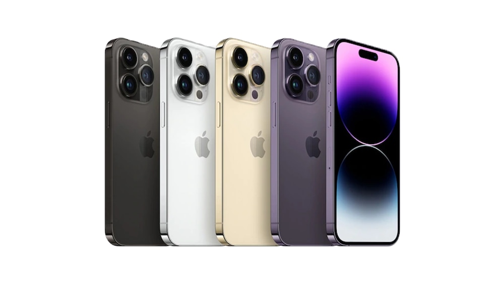 Mobiltelefoner från Apple och Samsung