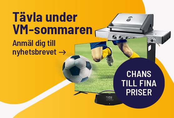 Tävla genom att vara med i nyhetsbrevet. Vinn fina VM-priser