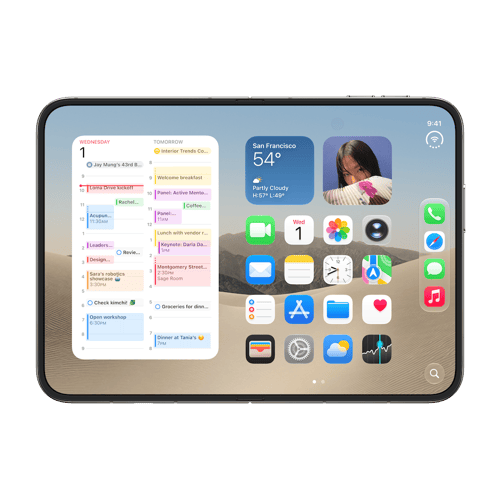 iPhone Duo stor ljusstark skärm