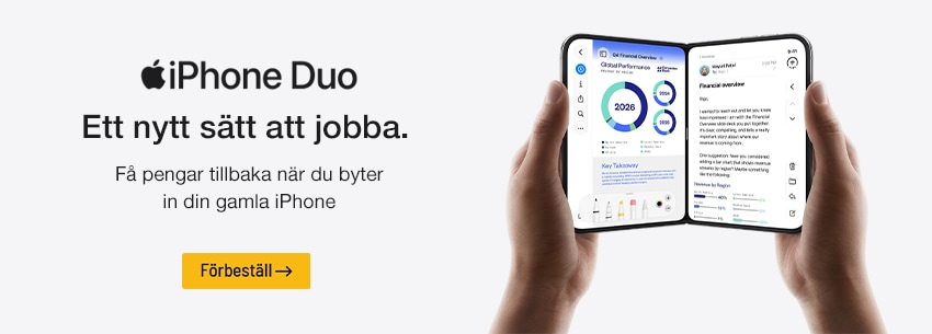 Förbeställ nya iPhone Duo till företaget