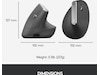 Logitech MX Vertical Trådlös Bluetooth Mus Ergonomi