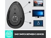 Logitech MX Vertical Trådlös Bluetooth Mus Ergonomi