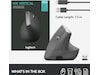 Logitech MX Vertical Trådlös Bluetooth Mus Ergonomi
